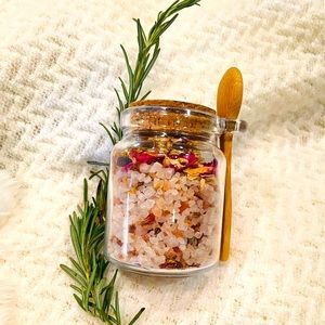 Lavender and Rose Oil Infused Foot Soak Spa